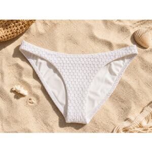NWT: Melissa Odabash Venezuela Bottom in Crochet White Size 6